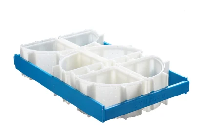 Block-mould bottom for barrel