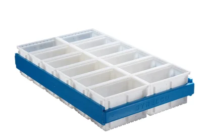 Block-mould bottom for dispenser 2x6 (h=128mm)