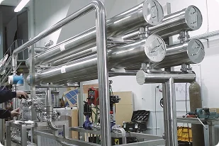 Scalable skids from small batches to full plants