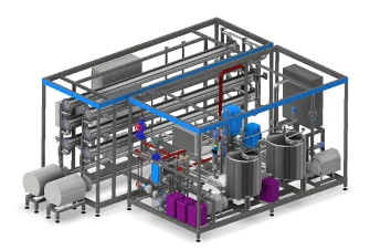 Complete whey processing plant