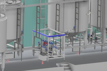 valve cluster yogurt incubation tanks