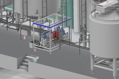 valve cluster yogurt-incubation-tanks